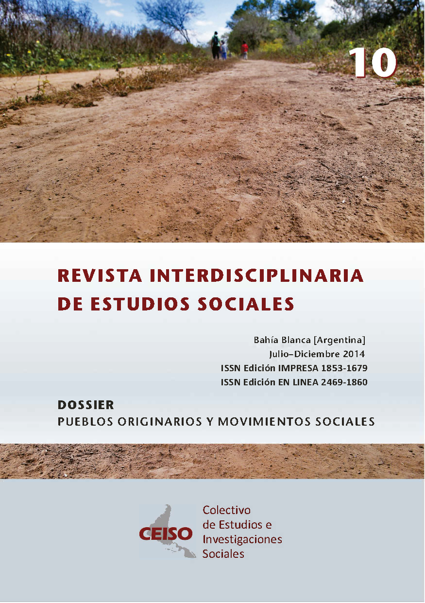 					Ver Núm. 10 (2016): Julio / Diciembre 2014 - Revista Interdisciplinaria de Estudios Sociales
				